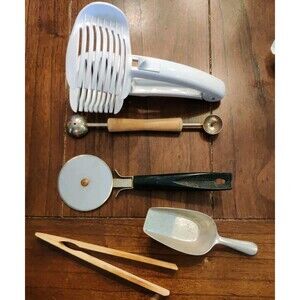 VTG Melon Baller Vaughn USA Ekco Pizza Wheel And More!